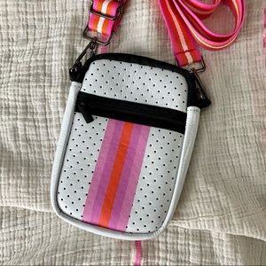 Parker & Hyde Hot Pink & Orange Crossbody